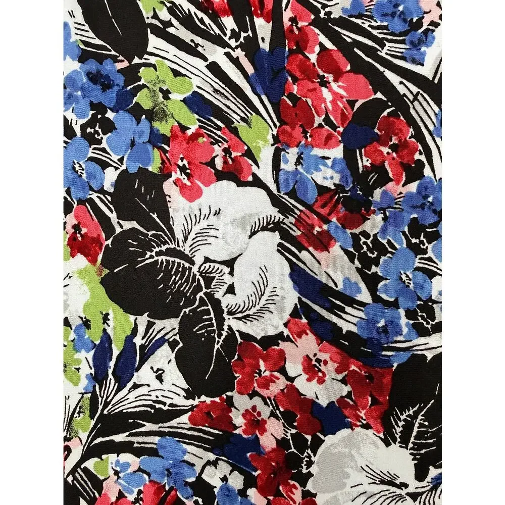 Lauren Ralph Lauren Floral Flutter-Sleeve Surplice Dress Multicolor Size 10